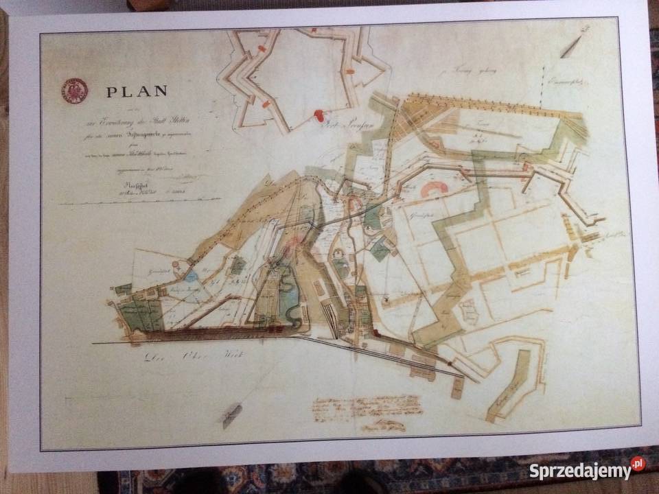 1262 Mapy Rozwoju Przestrzennego Szczecina XVII Antykwariat Antykwariat Szczecin