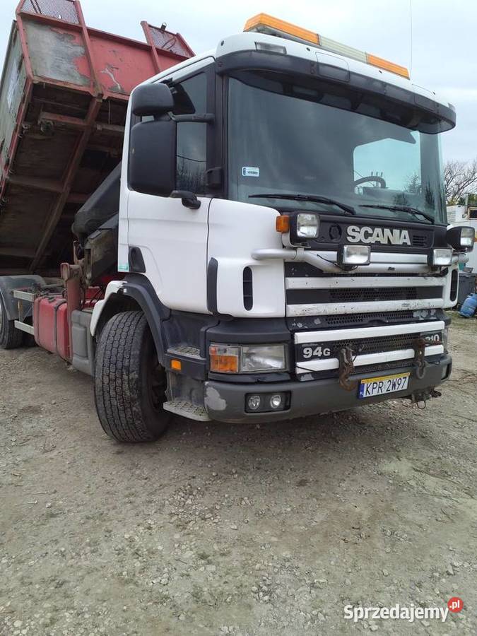 Scania wywrotka z HDS CB radio Samochody dostawcze Kraków
