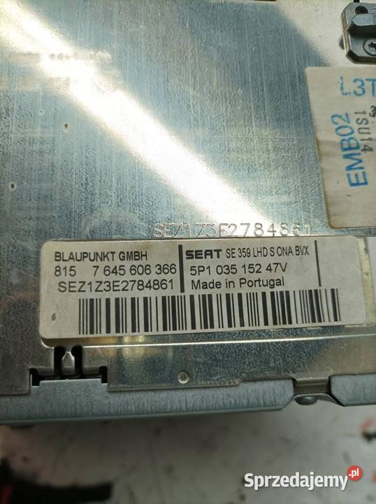 RADIO 5P1035152 Seat Toledo III 20052009