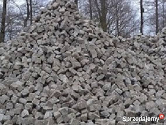 Kostka granitowa szara 1720 Używana Najtaniej Materiały budowlane Żary sprzedam