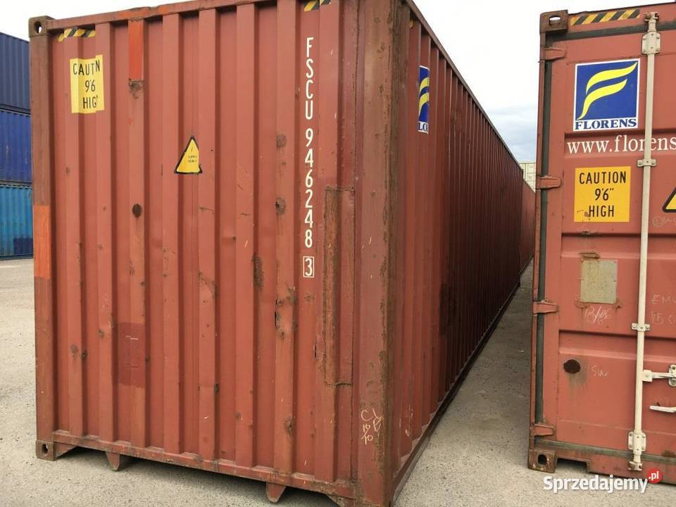 Kontenery morskie 12 metrowe 40HC Poznań sprzedam