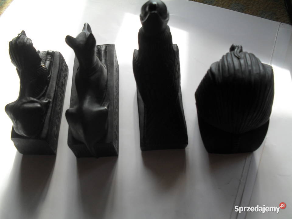 4 stare figurki z EGIPTU lata 60 70 z Onyksu