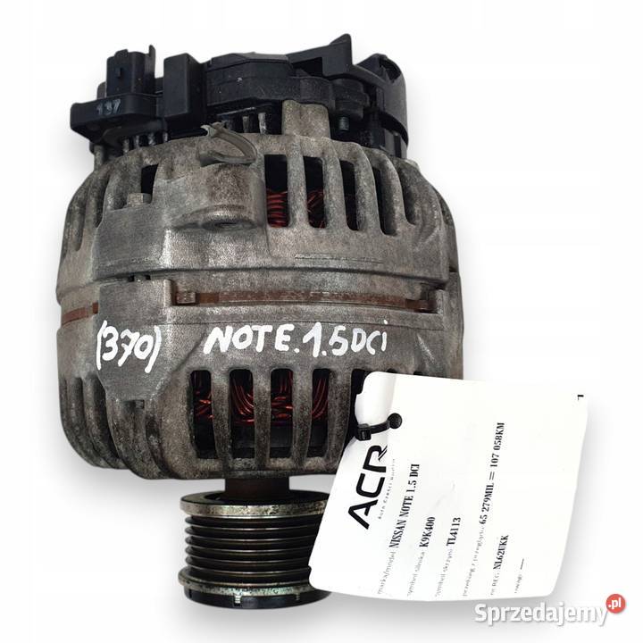 ALTERNATOR Nissan Note 15 DCI bosch 0124525140 Chełm