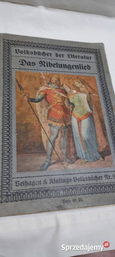 książeczka DAS NIBELUNGENLIED WOLFGANG GOLTHER Warszawa