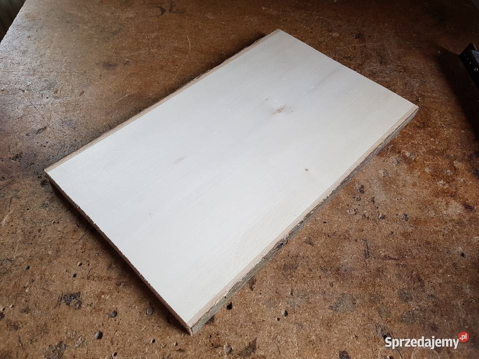Deska lipowa z korą 50x225x25 rzeźba ikony Antyki, Sztuka, Kolekcje Łódź