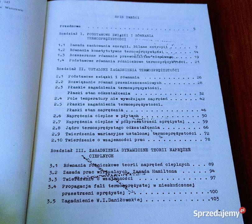 Termosprężystość Witold Nowacki 1972 pomorskie Gdańsk