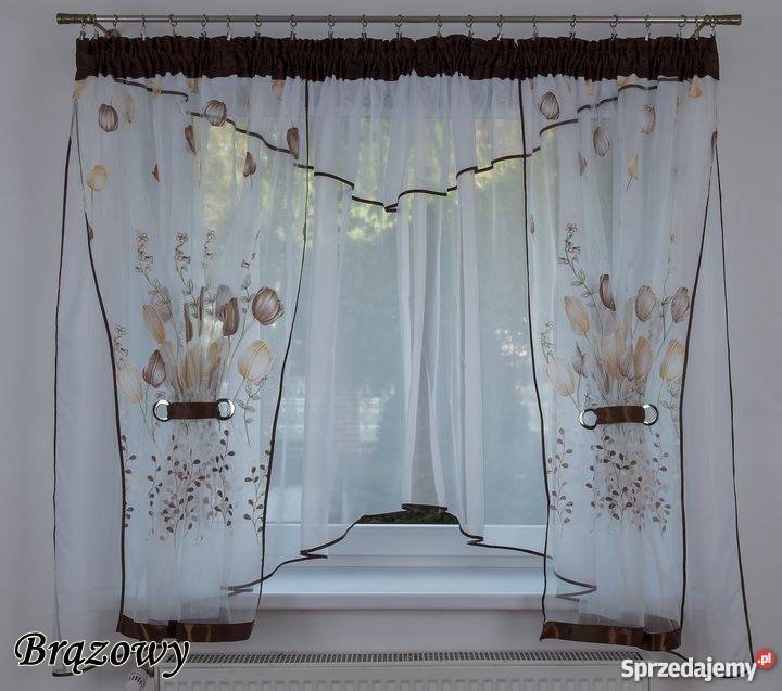 gotowe nowe firanki Wystrój okien