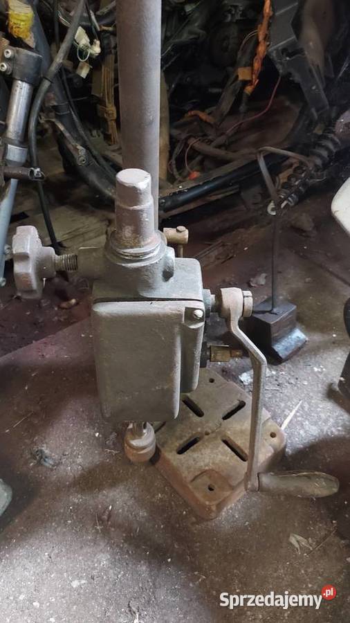 Wiertarka ręczna kolumnowa stara antyk małopolskie Limanowa