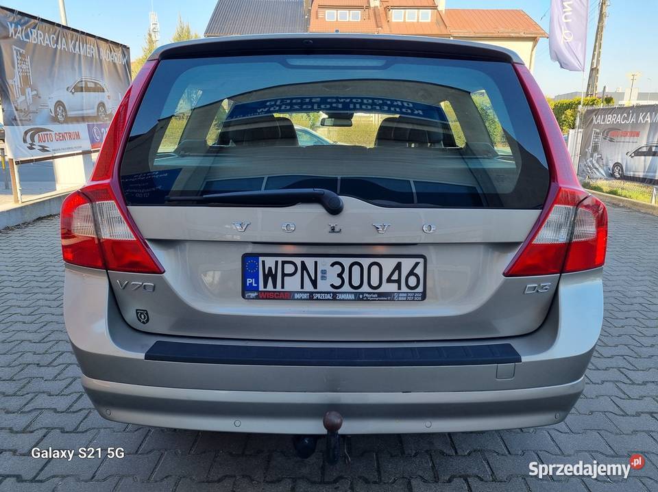 Volvo V70 III 20 D 136 nawigacja alufelgi wielofunkcyjna kierownica V70 Samochody osobowe Płońsk