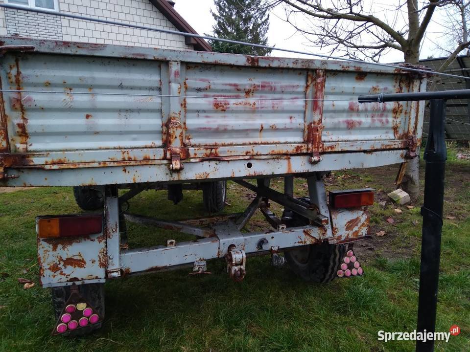 Przyczepa wywrotka nieuszkodzony mazowieckie Łosice