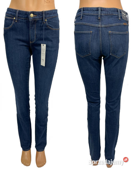 Spodnie damskie Wrangler Drew Straight W28 L34 Pisz