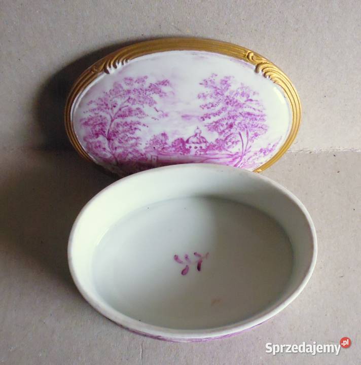 Szkatuła Porcelanowa Epiag Pirkenhammer Porcelana i szkło Warszawa