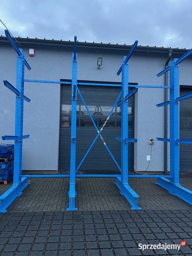 REGAŁ REGAŁY WSPORNIKOWE dwustronne H400 ramię Nowy Targ