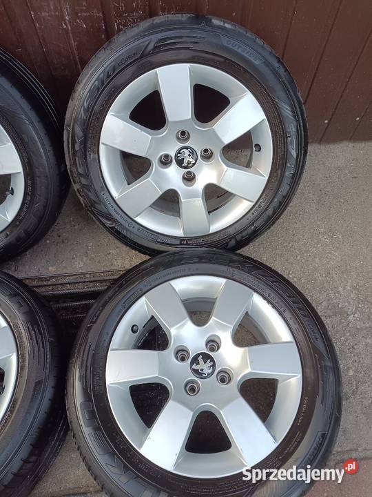 Komplet kół Peugeot 16 4x108 alufelgi opony mazowieckie