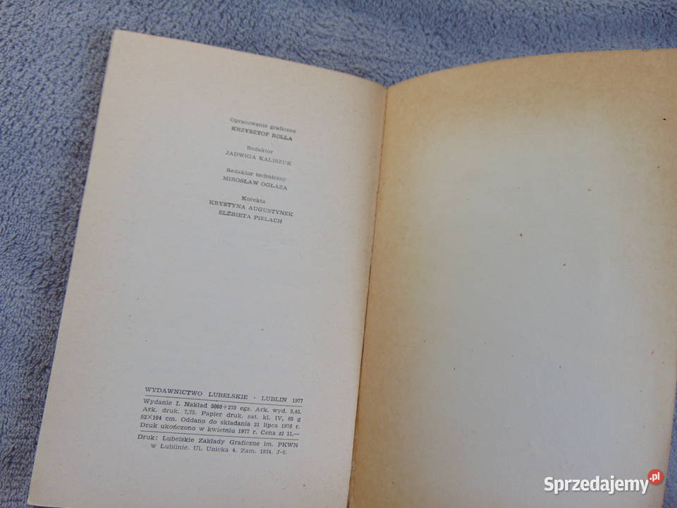 Wybacz mi mój sen Franciszku Zofia Kwiecińska Lublin sprzedam