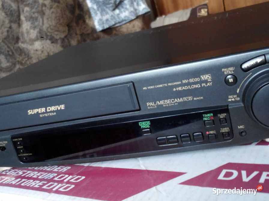 PANASONIC NVSD20 EE VHS PLUS PILOT STAN Warszawa