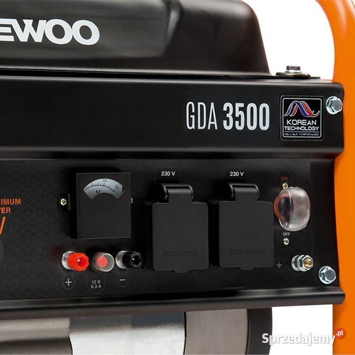 DAEWOO GDA 3500 AGREGAT GENERATOR PRĄDOTWÓRCZY Agregaty prądotwórcze