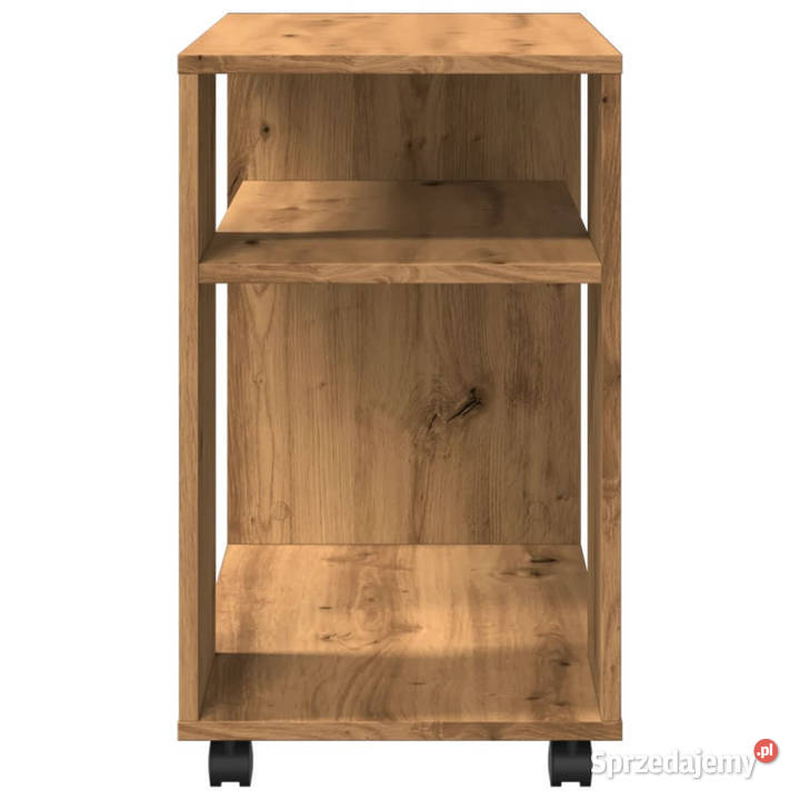 Stolik boczny na kółkach dąb artisian 70x35x60 mazowieckie Warszawa