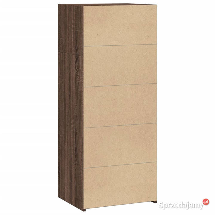 Wysoka szafka brązowy dąb 50x41x124 WM846403 sprzedam