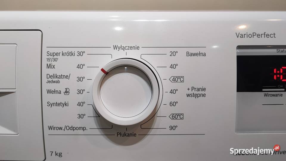 Pralka Bosch 7 inverter skracanie programów 55cm kujawsko-pomorskie Lipno