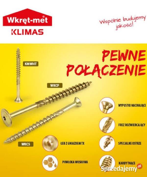 wkręty ciesielskie stożkowe 5x40 TORX Gorzów Wielkopolski