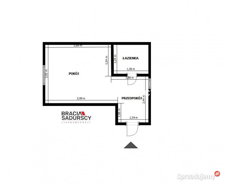 Mieszkanie 1477m2 1pokojowe Kraków