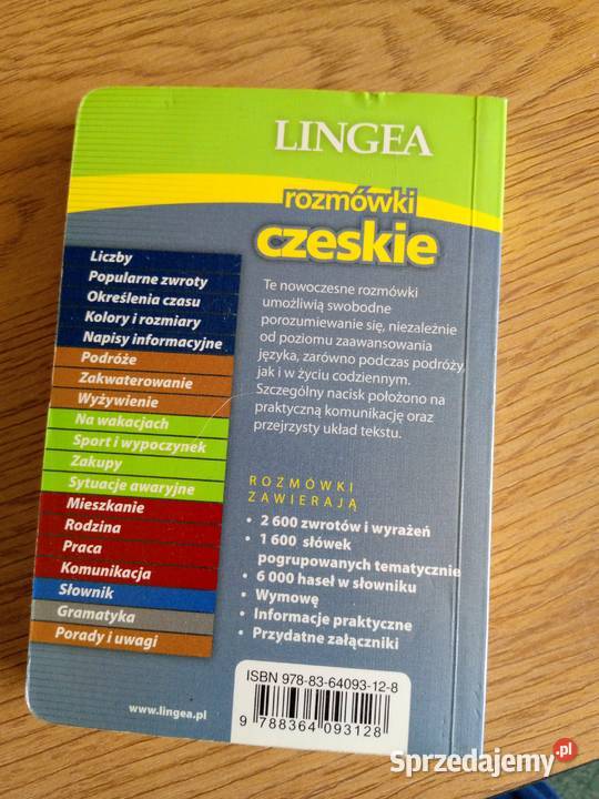 Lingea Rozmówki Czeskie Gdańsk