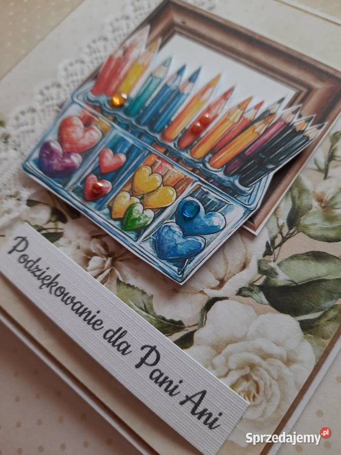 Podziękowanie personalizowane przedszkolaki Rękodzieło Dęblin