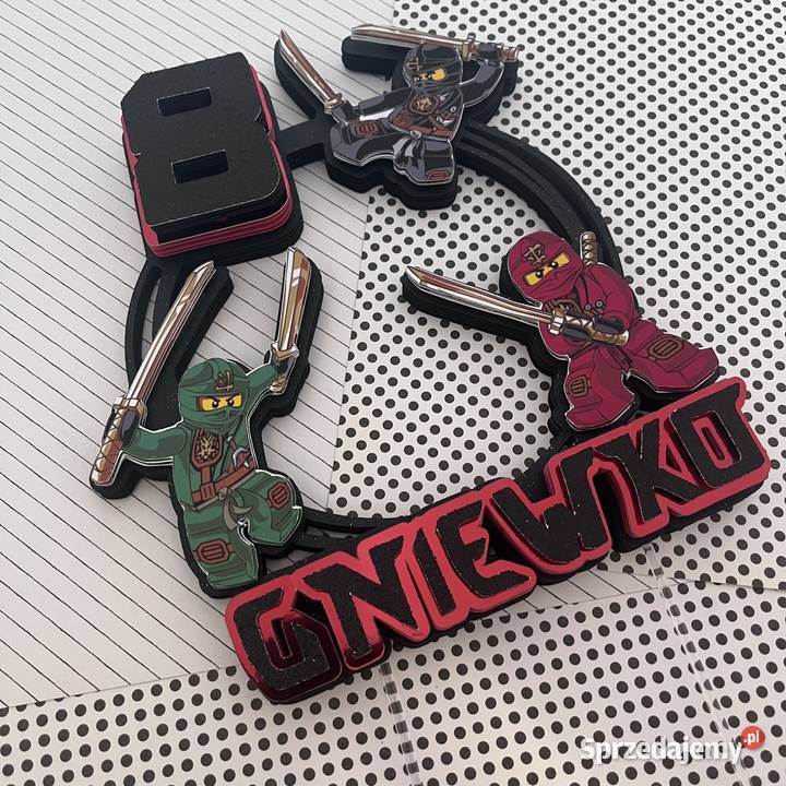 Lego Ninjago topper nie opłatek dekoracja na Nowy Sącz sprzedam