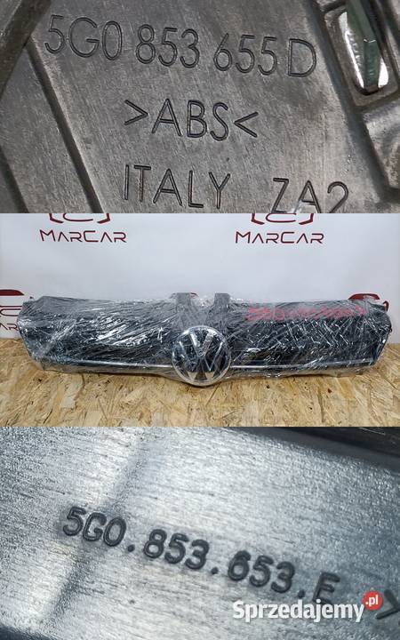 VW GOLF VII 7 LIFT GRILL ATRAPA CHŁODNICY wielkopolskie Pleszew sprzedam
