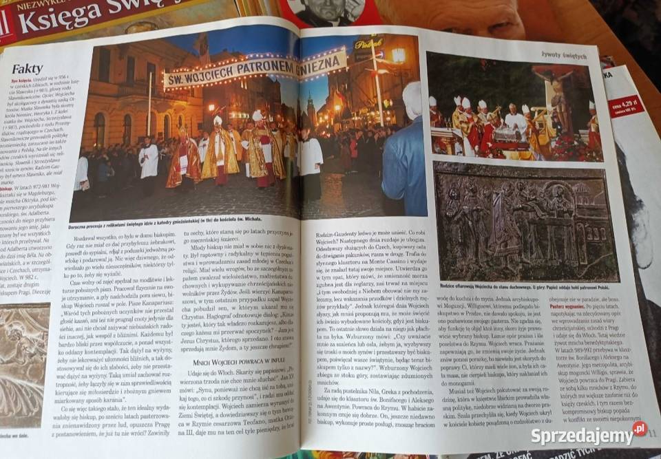 Księga świętych Jan Paweł II Cuda Jana Pawła II Czasopisma Wolsztyn