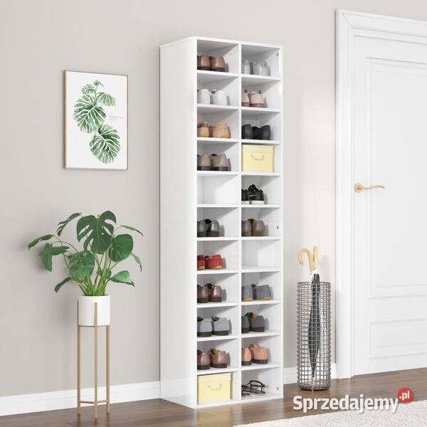 vidaXL Szafka na buty wysoki połysk Warszawa