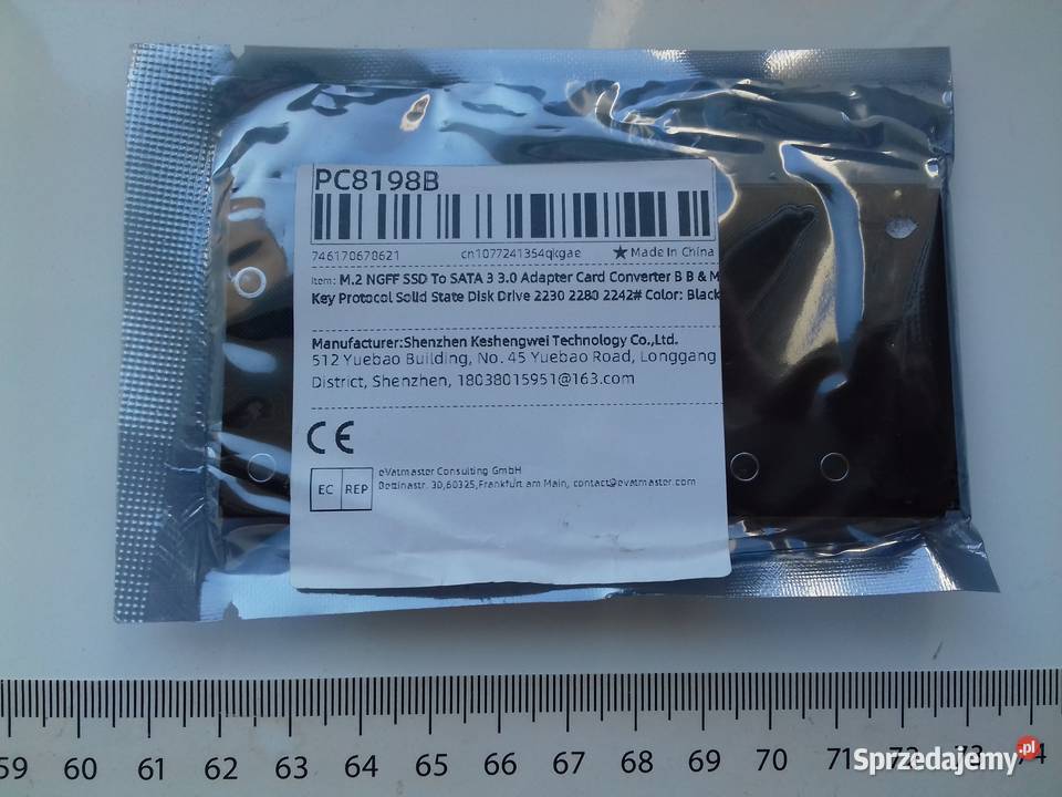 Adapter dysku SSD M2 SATAIII NGFF do SATA30 BKEY Bydgoszcz