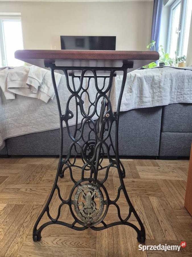 Stolik SINGER Drewno stan