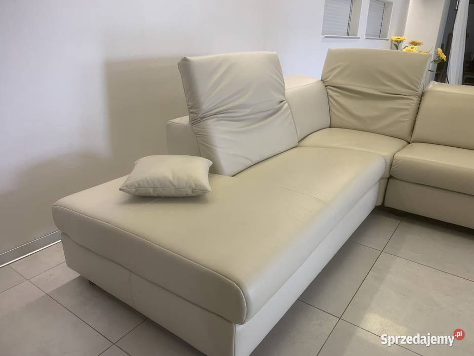 NIEMIECKI NAROŻNIK 270x245 SKÓRA NATURALN NOWY Kalety