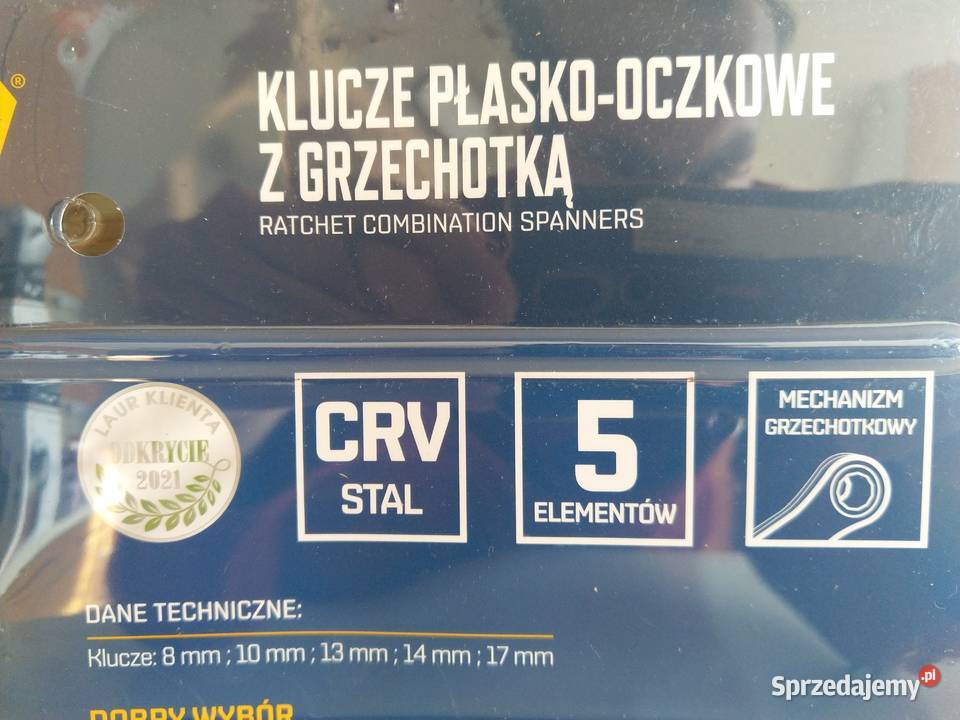 NAJTANIEJ Klucze Płasko Oczkowe z Grzechotką 5el Zabrze