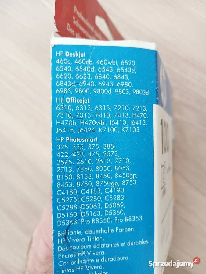 Atrament czarny tusz do drukarki HP 100 C9368AE USB Kraków