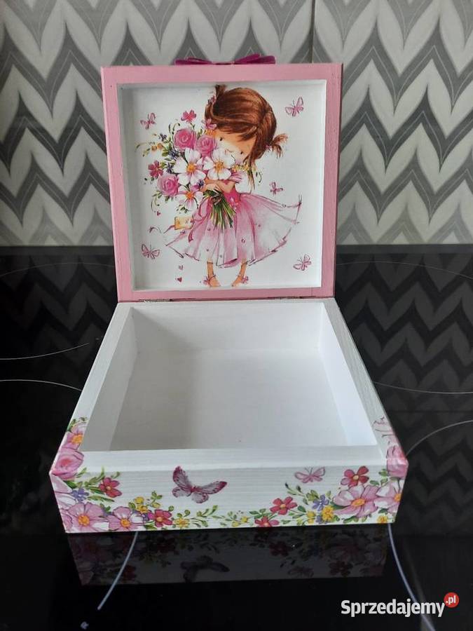 Szkatułka dziewczynki z imieniem handmade Kędzierzyn-Koźle