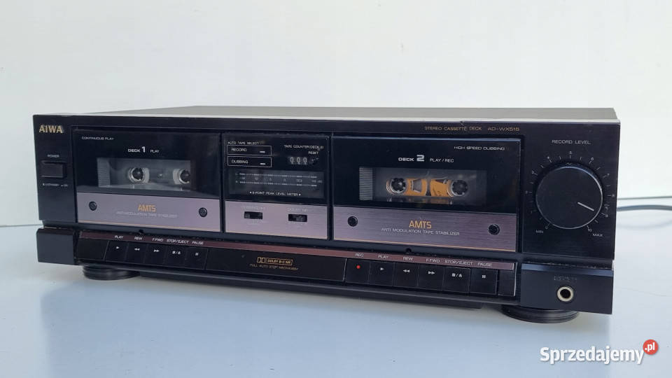 Magnetofon catette deck Aiwa ADWX515 AD WX 515 Międzychód