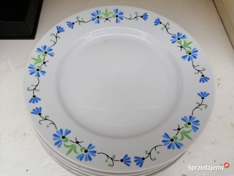 Talerze PRL Włocławek Porcelana i szkło wielkopolskie
