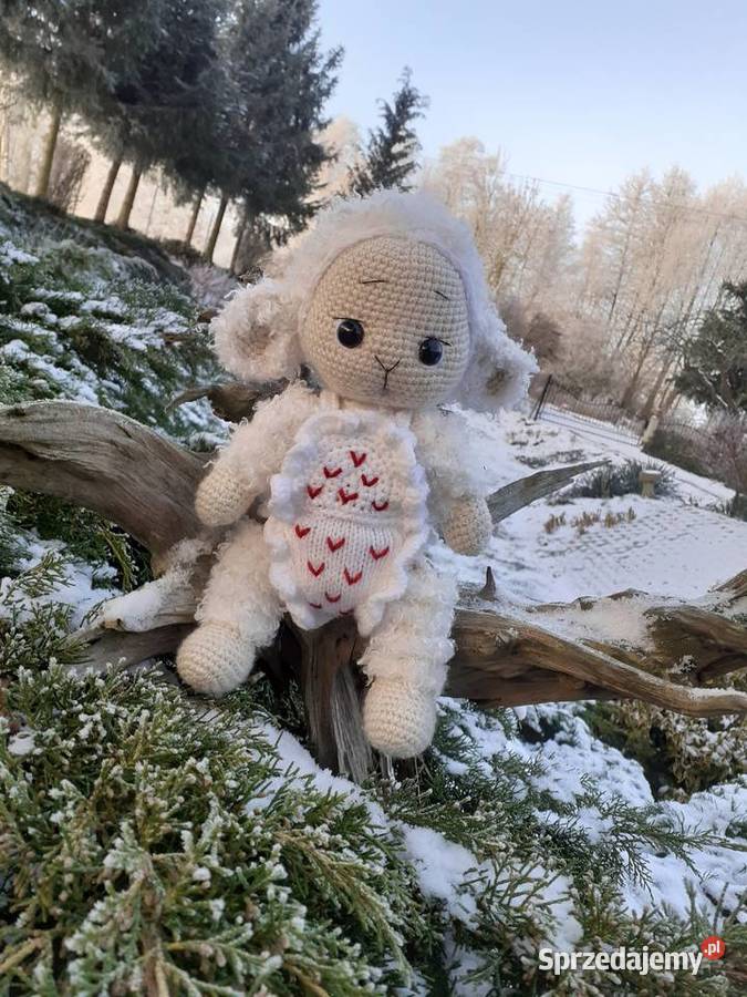 Owca owieczka na szydełku kujawsko-pomorskie Nakło nad Notecią sprzedam