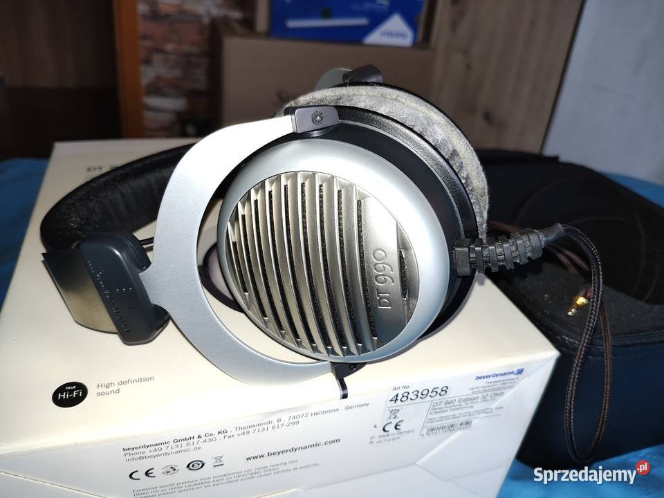 Słuchawki Beyerdynamic DT990 rekablingu Słuchawki i głośniki Nowa Sól
