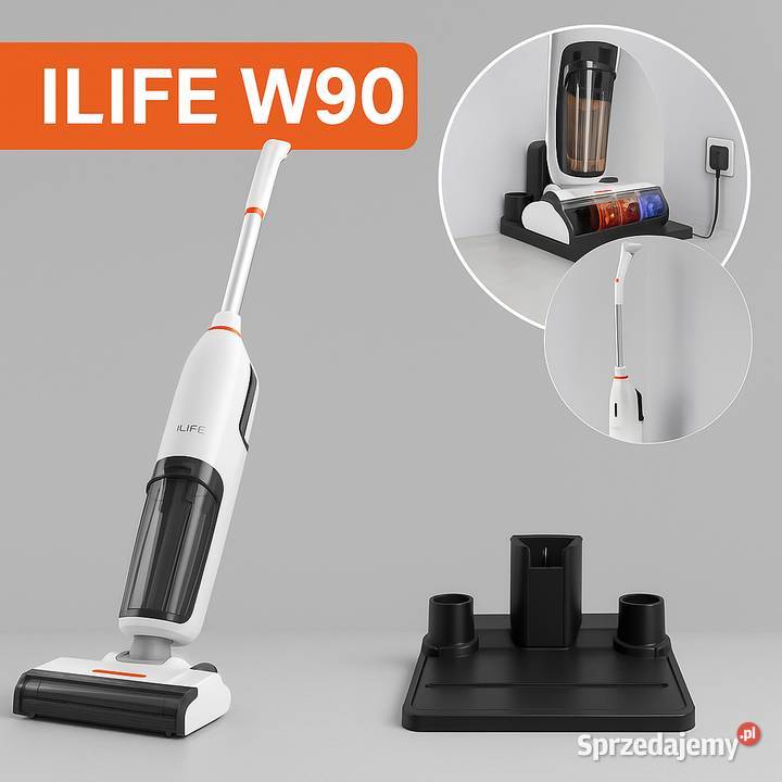 ILIFE W90 Bezprzewodowy Odkurzacz 3w1 Odkurzanie Siedlce sprzedam