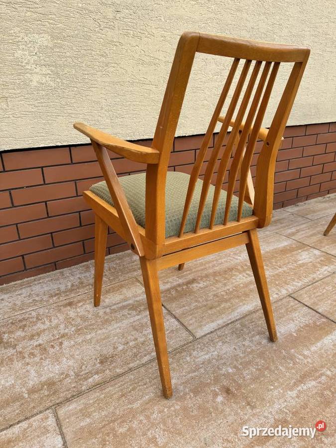 Krzesło Casala PRL art deco vintage stare Sulbiny