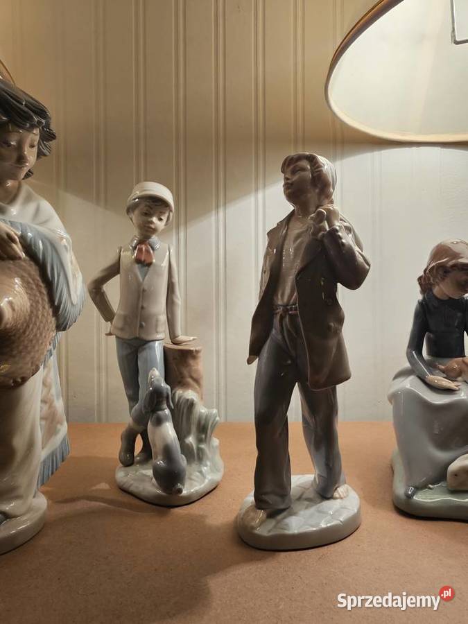 Lampki porcelanowe NAO by Lladro wys 40 Łańcut