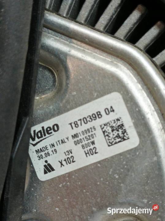 WENTYLATOR CHŁODNICY 17 DCI T87039B04 214811275R