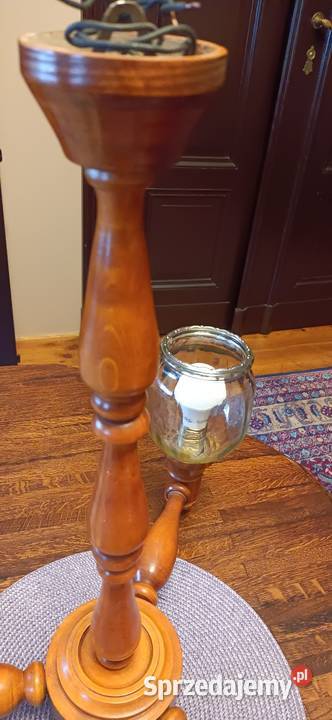 Lampa wisząca drewniana 3 ramiona Wrocław