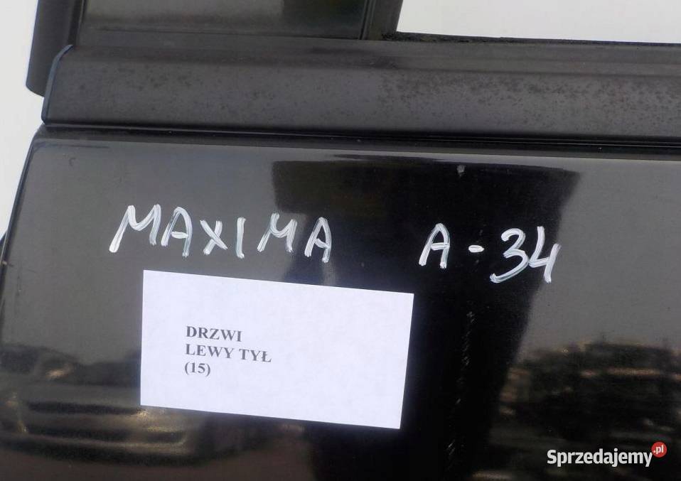 NISSAN MAXIMA A34 DRZWI LEWY TYŁ Nowy Tomyśl