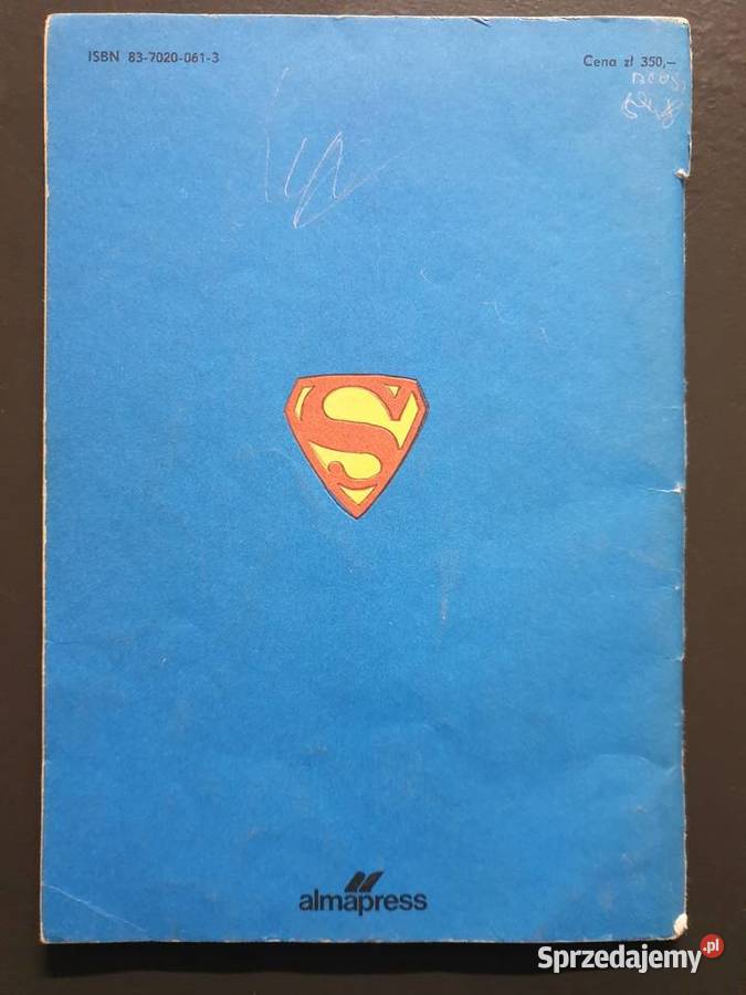 Superman 50 Lat 1989 czarno-biały