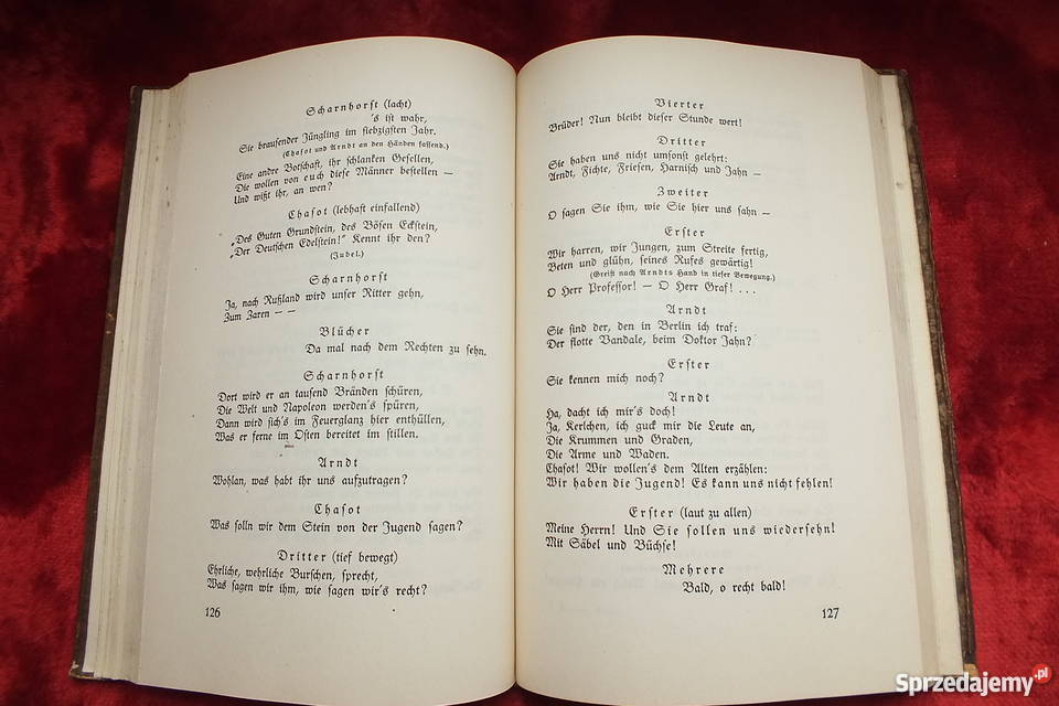 Stara niemiecka powieść Stein z 1925 roku